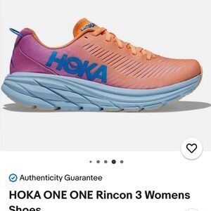 Hoka Women's Rincon 3 Running Shoes - Orange and Purple size 6.5